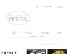 Sites similar to mainlyhomemade.com