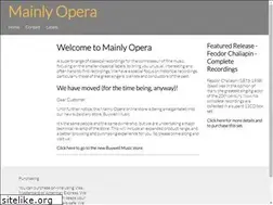 Sites similar to mainlyopera.com