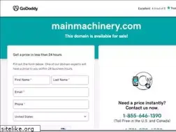 Sites similar to mainmachinery.com