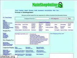 Sites similar to mainshoponline.com