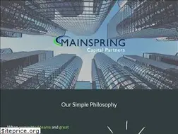 Sites similar to mainspringcap.com