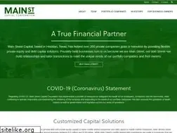 Sites similar to mainstcapital.com