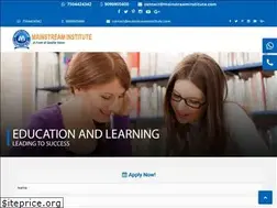 Sites similar to mainstreaminstitute.com