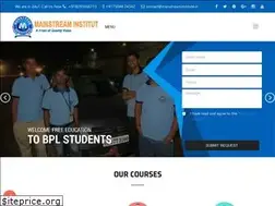 Sites similar to mainstreaminstitute.in