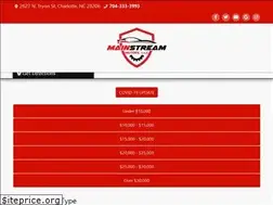 Sites similar to mainstreammotor.com