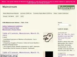 Sites similar to mainstreamweekly.net