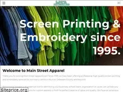 Sites similar to mainstreetapparel.com