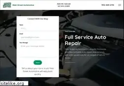 Sites similar to mainstreetautomotive.com