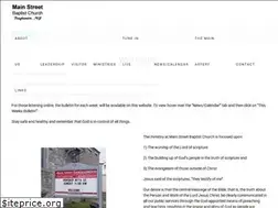 Sites similar to mainstreetbaptist.net