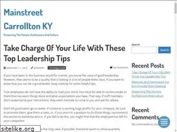 Sites similar to mainstreetcarrolltonky.com