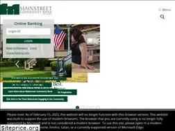 Sites similar to mainstreetcbf.com
