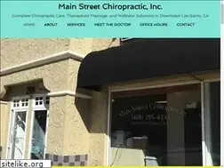 Sites similar to mainstreetchiropracticinc.com