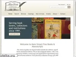 Sites similar to mainstreetfinebooks.com