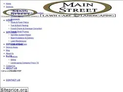 Sites similar to mainstreetlawncare.com