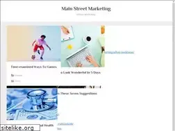 Sites similar to mainstreetmarketing.info