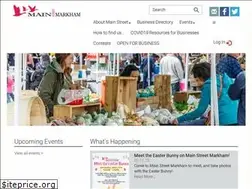 Sites similar to mainstreetmarkham.com