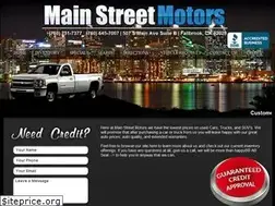 Sites similar to mainstreetmotorsca.com