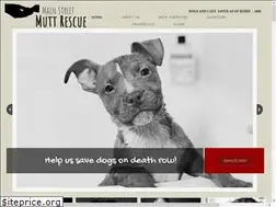 Sites similar to mainstreetmuttrescue.com