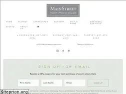 Sites similar to mainstreetnursery.com