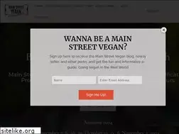 Sites similar to mainstreetvegan.net