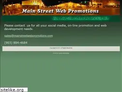 Sites similar to mainstreetwebpromotions.com