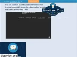 Sites similar to mainsttitle.com