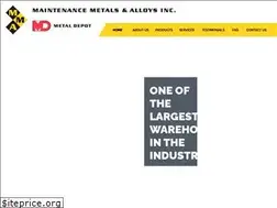 Sites similar to maintenancemetals.com