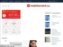 Sites similar to maintorrent.ru