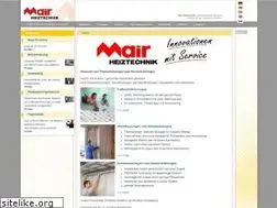 Sites similar to mair-heiztechnik.de