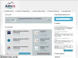 Sites similar to maires74.asso.fr