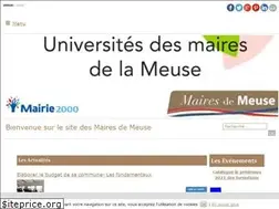 Sites similar to mairesdemeuse.com