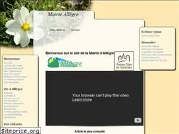 Sites similar to mairie-allegre.com