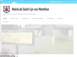 Sites similar to mairie-saint-cyr-sur-menthon.fr