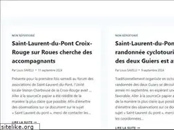 Sites similar to mairie-st-laurent-du-pont.fr