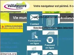 Sites similar to mairie-vandoeuvre.fr