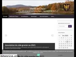 Sites similar to mairiedechaux.fr