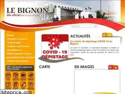 Sites similar to mairielebignon.fr