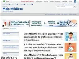 Sites similar to maismedicos.gov.br