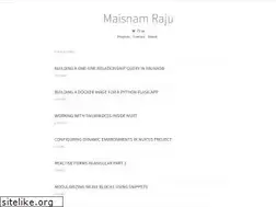 Sites similar to maisnamraju.com