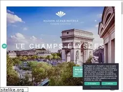 Sites similar to maison-albar-hotels-le-champs-elysees.com