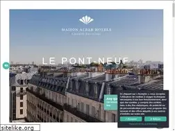 Sites similar to maison-albar-hotels-le-pont-neuf.com