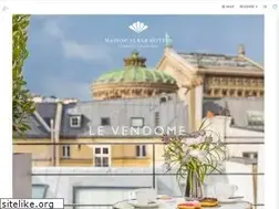 Sites similar to maison-albar-hotels-le-vendome.com