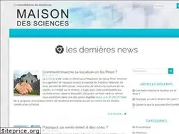 Sites similar to maison-des-sciences.org
