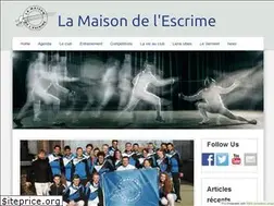 Sites similar to maison-escrime.be