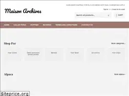 Sites similar to maisonarchives.com