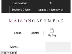 Sites similar to maisoncashmere.com