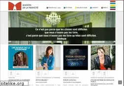 Sites similar to maisondelafrancite.be