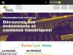 Sites similar to maisondelalitterature.qc.ca