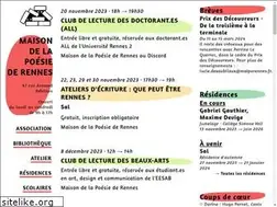 Sites similar to maisondelapoesie-rennes.org