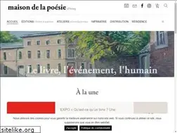 Sites similar to maisondelapoesie.com